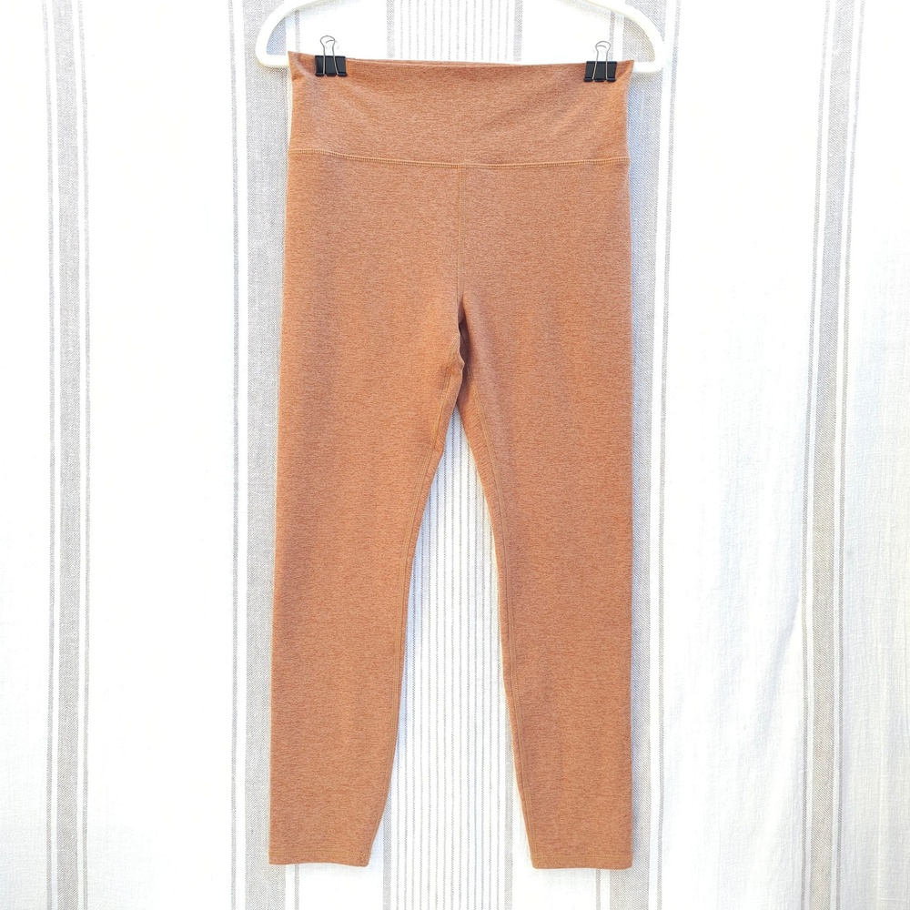 Vuori Leggings Clean Elevation Womens Large Orange Palo Santo High Rise VW444 🧘